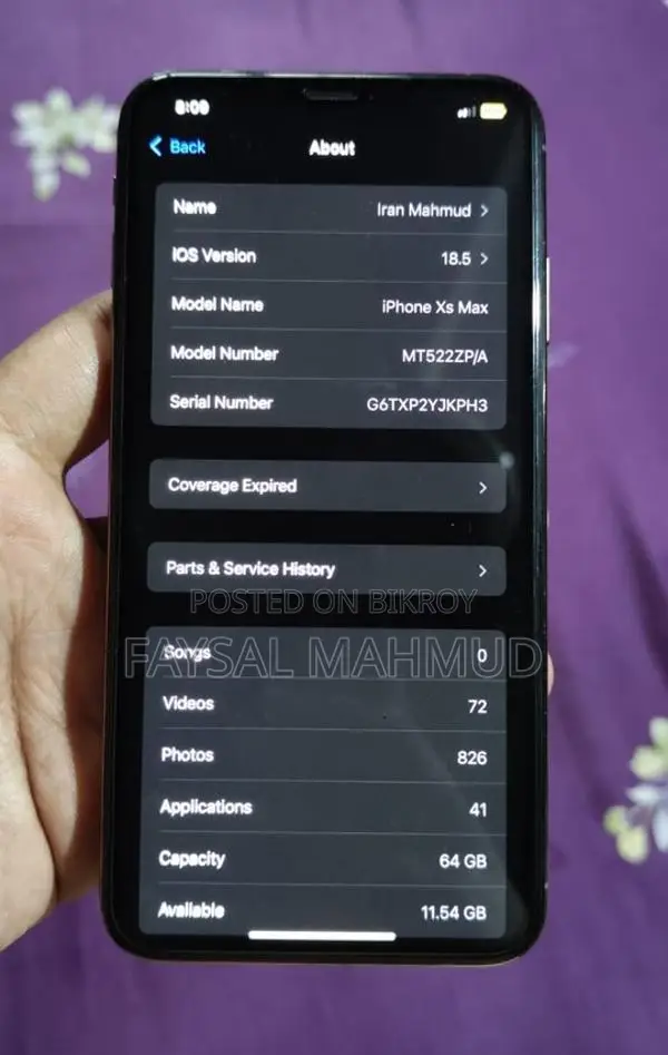 Apple iPhone XS Max Global (Used)