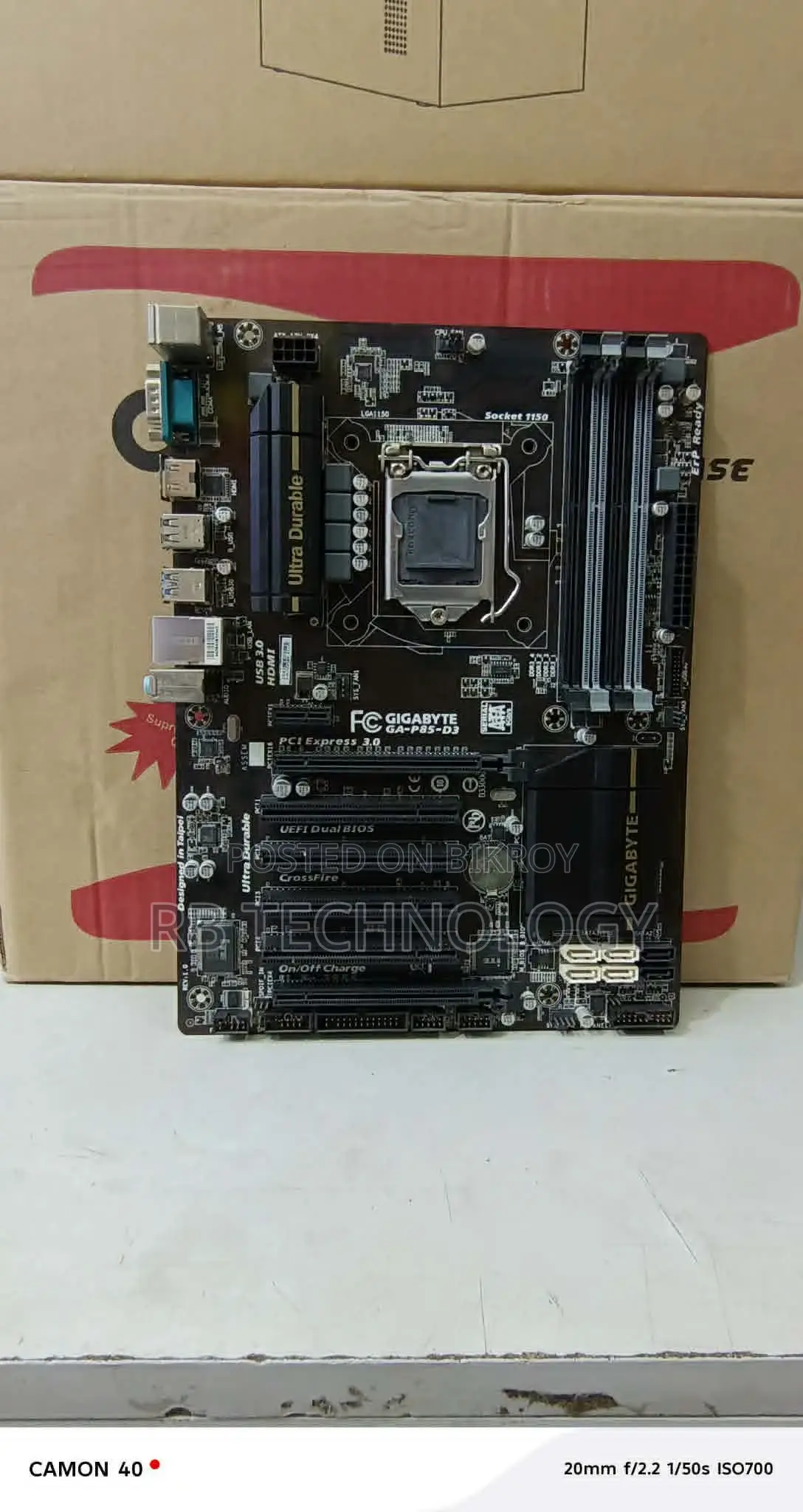 Gigabyte p85-D3 Motherboard 4th Gen