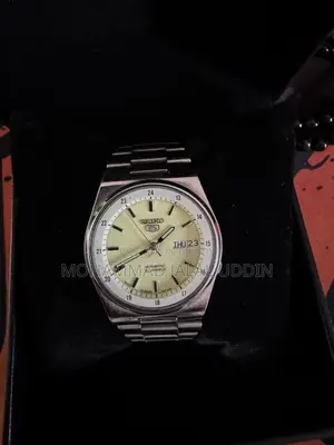 Vintage Seiko 5 Radium Dial Railway Automatic Japan Watch for Men