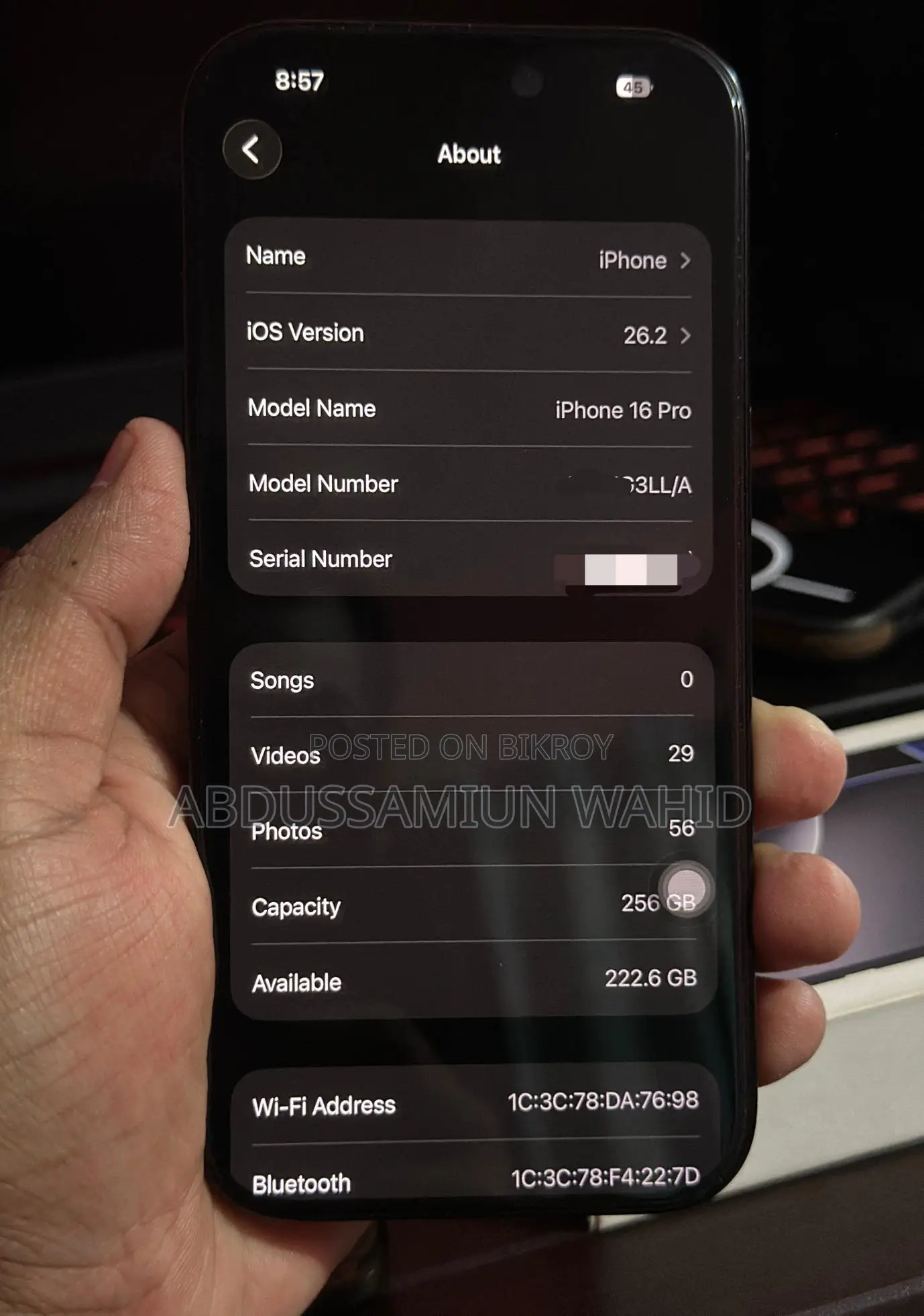Apple iPhone 16 Pro . (Used)
