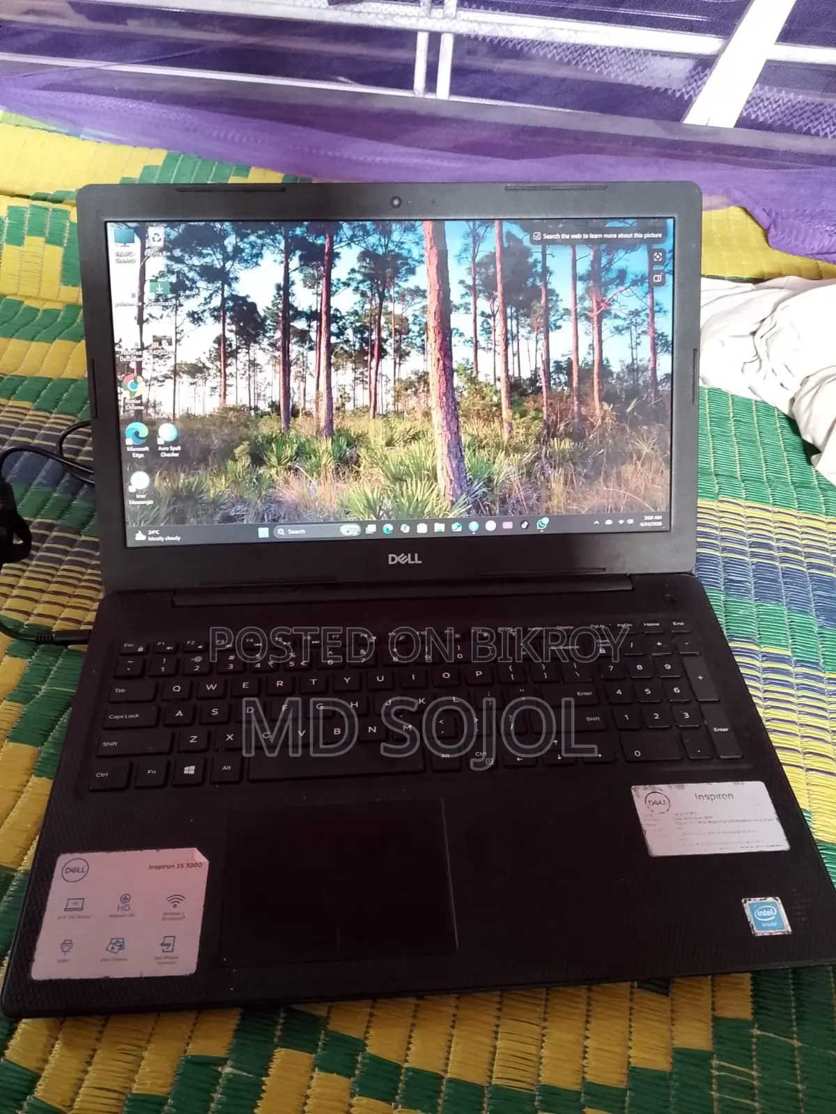 Laptop Dell Inspiron 3542 4GB Intel Celeron SSD 256GB