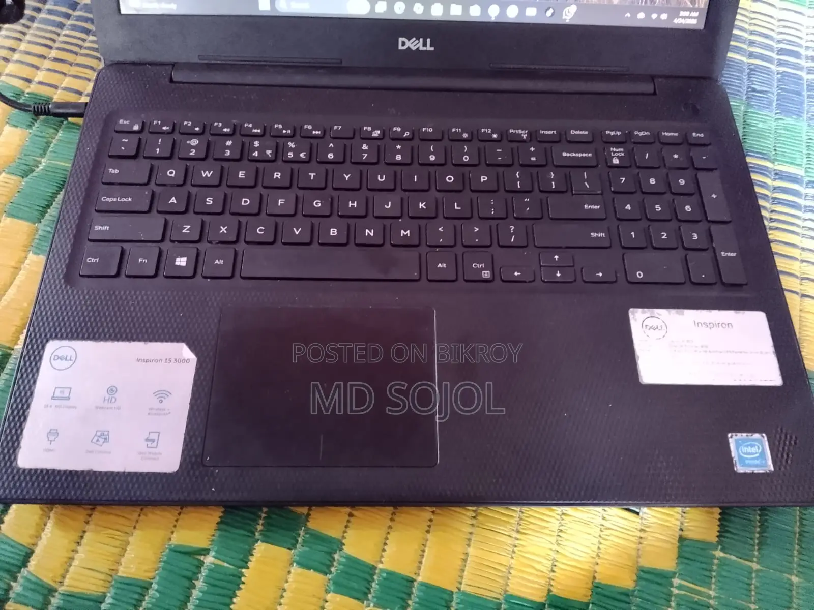 Laptop Dell Inspiron 3542 4GB Intel Celeron SSD 256GB