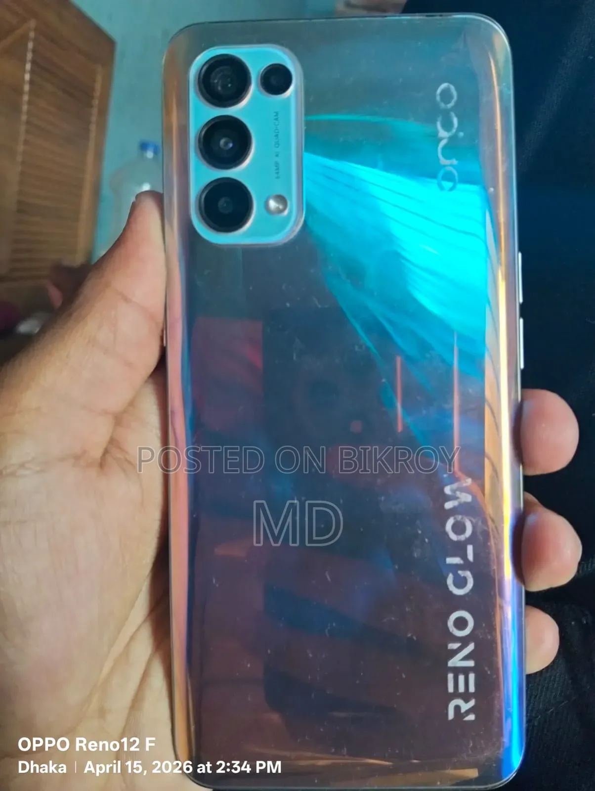 ওপ্পো রেনো৫ ৫জি ১২৮ জিবি ব্লু