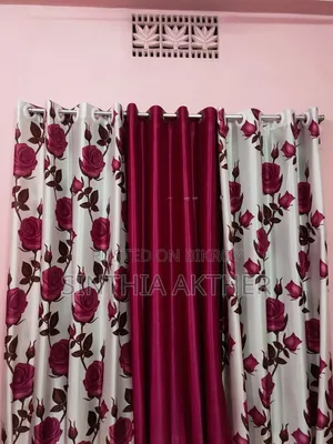 ফ্লাওয়ার প্রিন্ট পর্দা