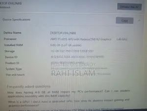 HP Laptop for sale