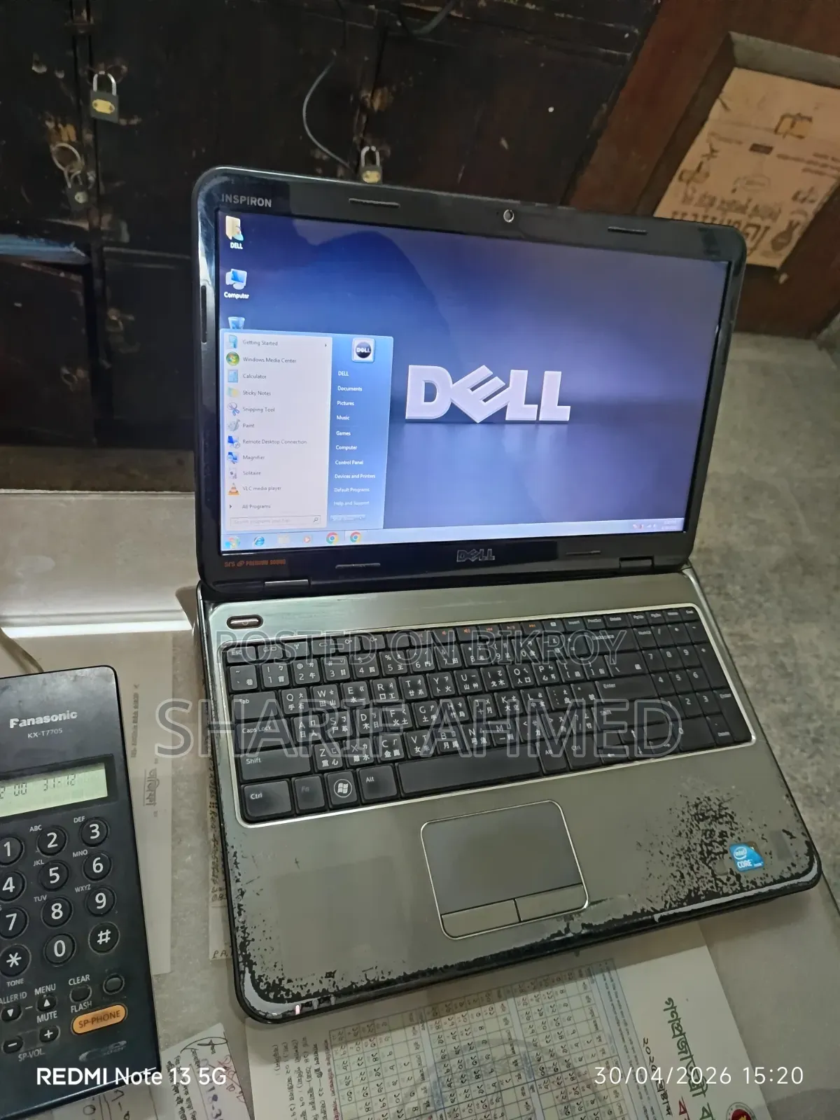 Laptop Dell Inspiron 15R N5110 4GB Intel Core I5 HDD 500GB