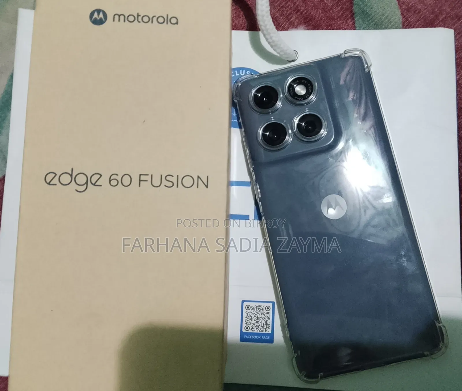 New Motorola Edge 60 Fusion 256 GB Gray