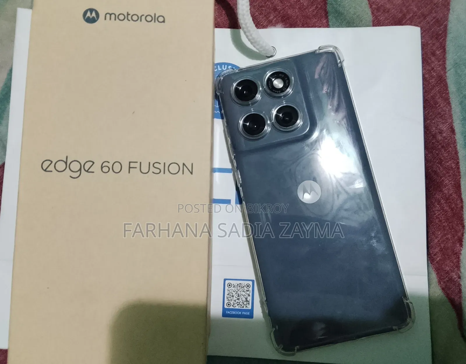 New Motorola Edge 60 Fusion 256 GB Gray