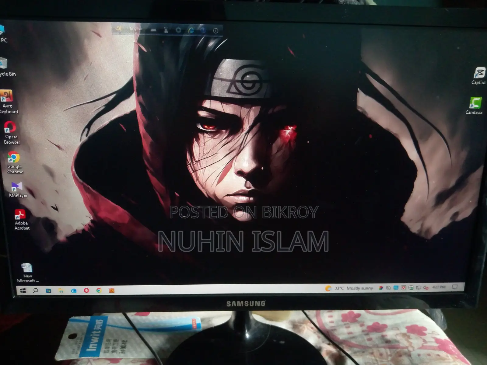 Samsung S19F350HNW 18.5 Inch LED Monitor