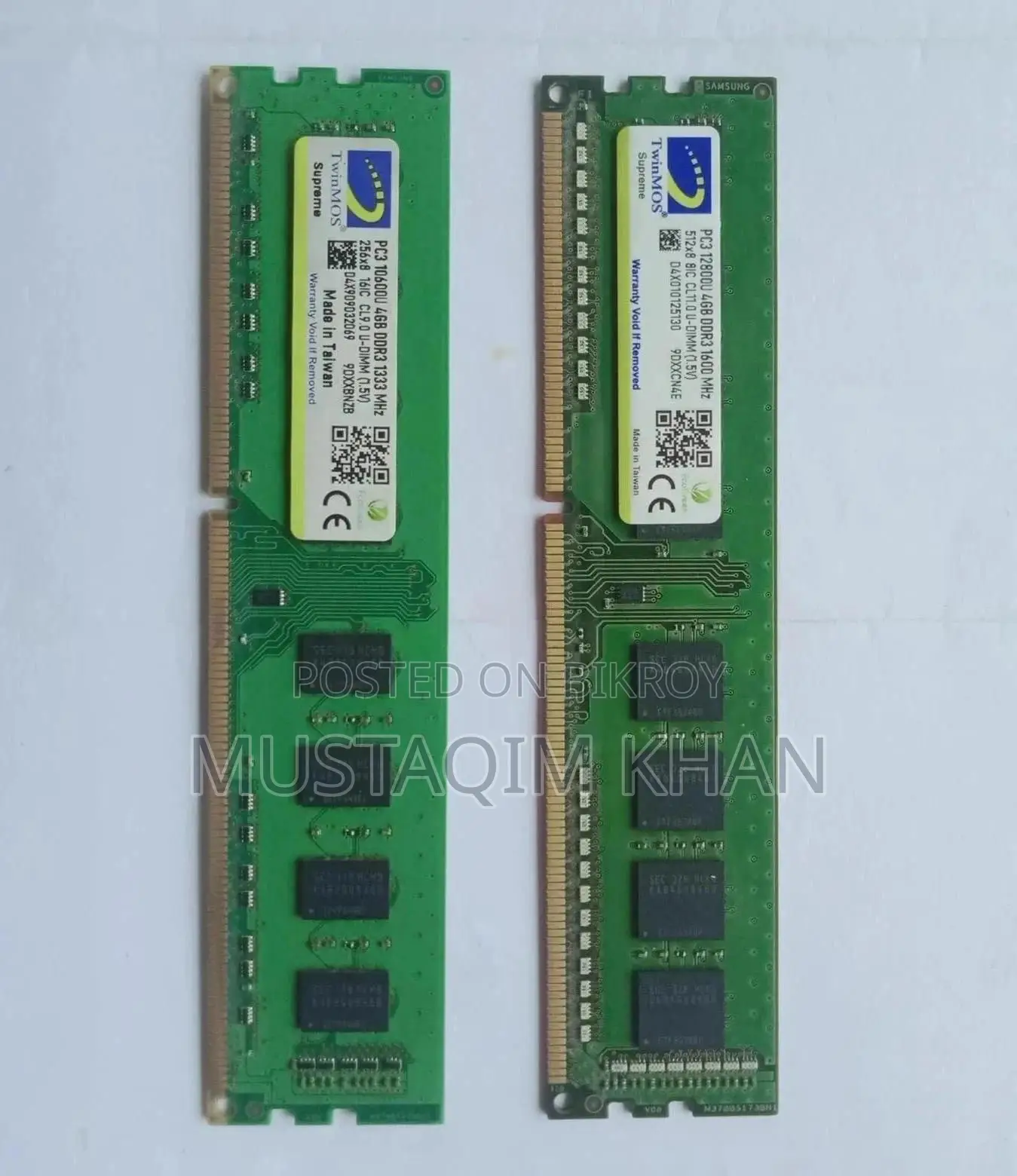 TwinMOS DDR3 4GB 1333MHz Desktop RAM