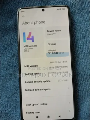 Xiaomi 11T 128 GB Black