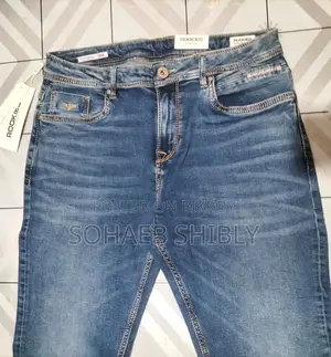 Men's Spandex Denim Long Pants