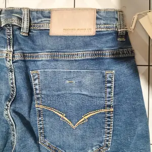 Men's Spandex Denim Long Pants