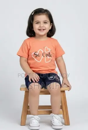 T-shirt set for baby girls