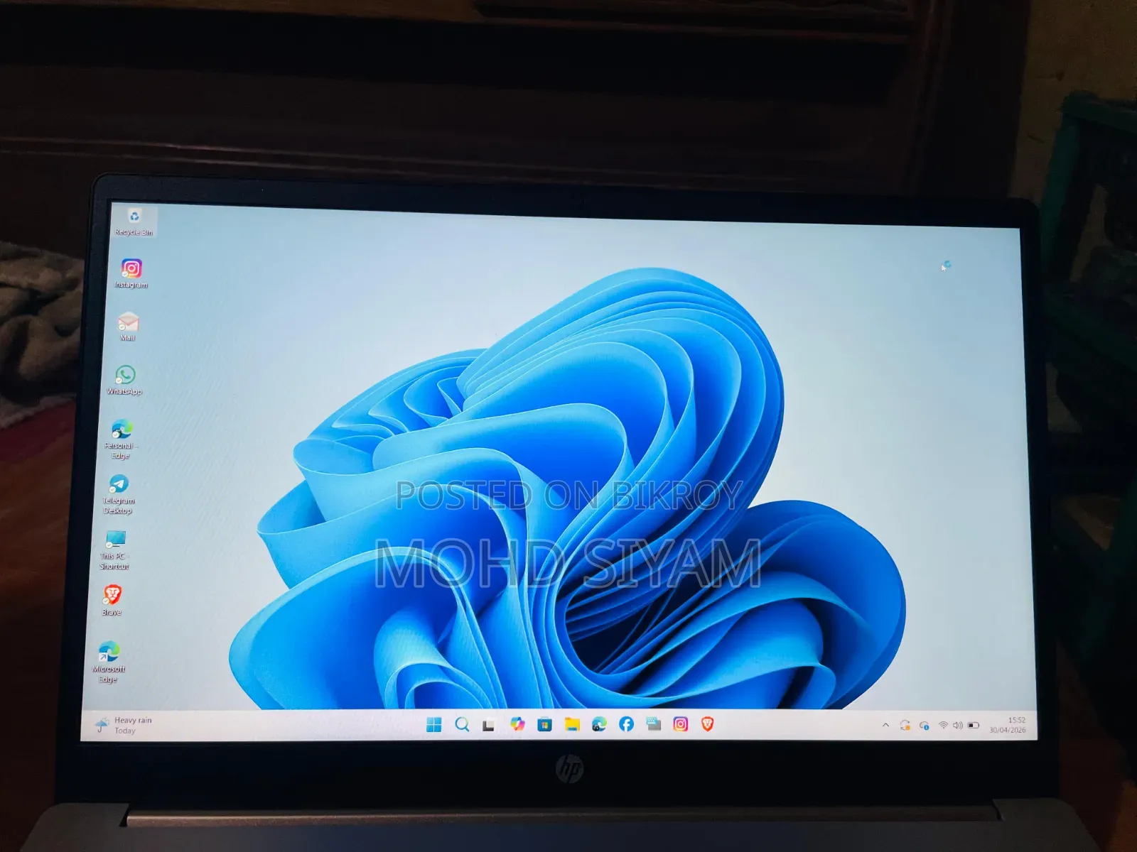 Laptop HP 15 8GB SSD 512GB