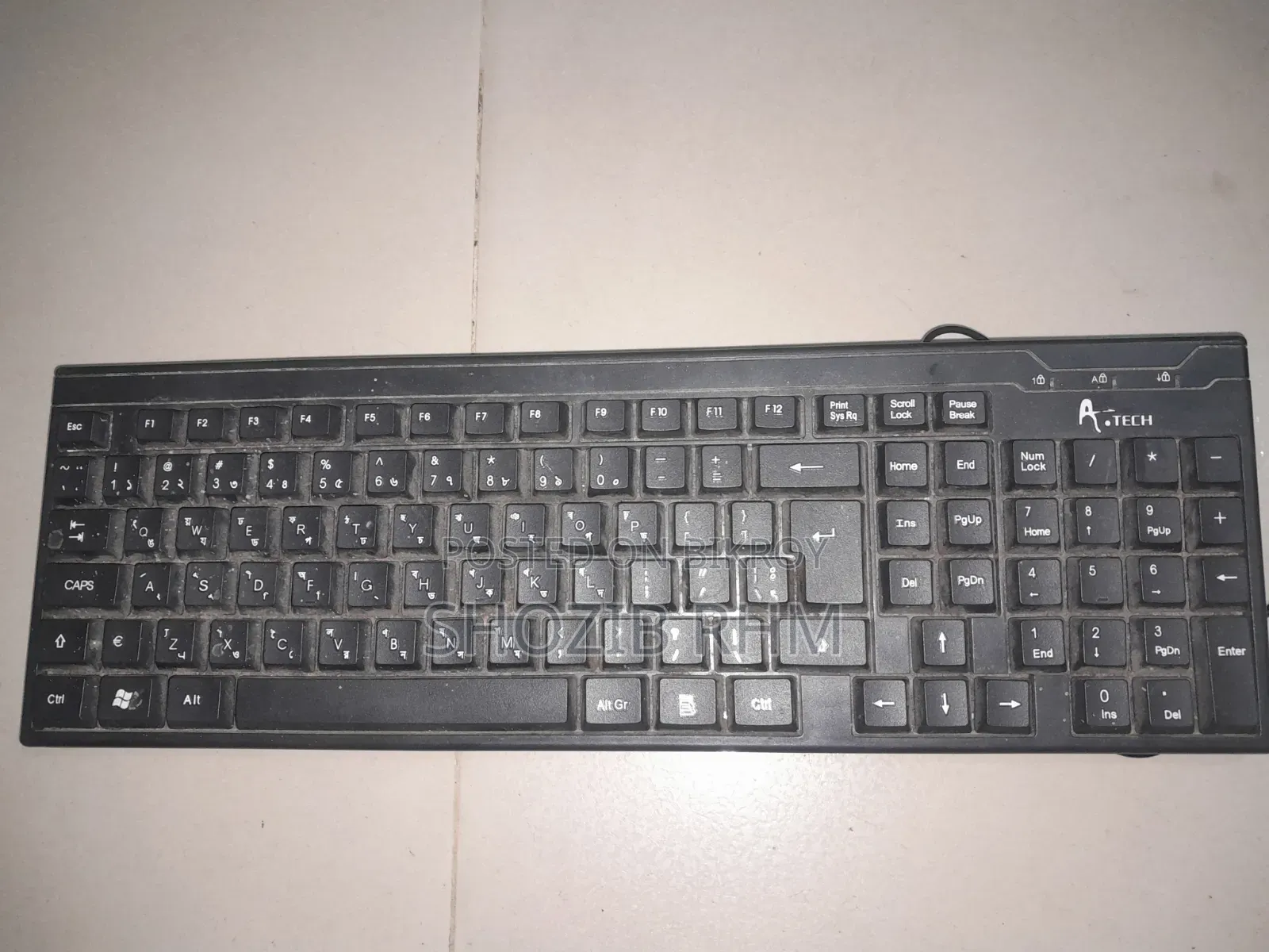 A4tech Fk10 Fstyler Wired Multimedia Keyboard