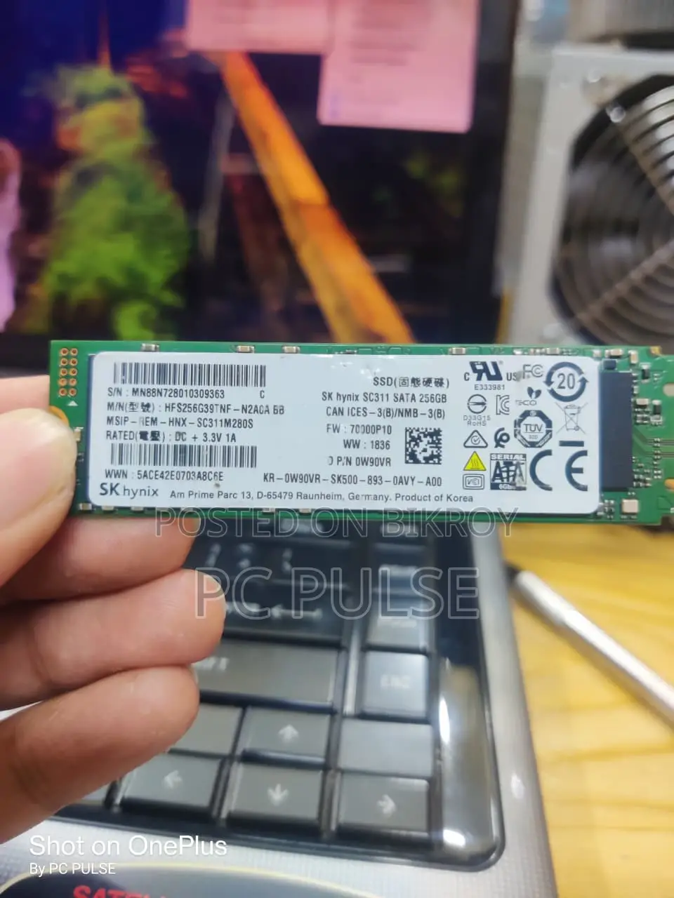 SK Hynix 256GB M.2 SATA SSD (99% Health) – High Performance