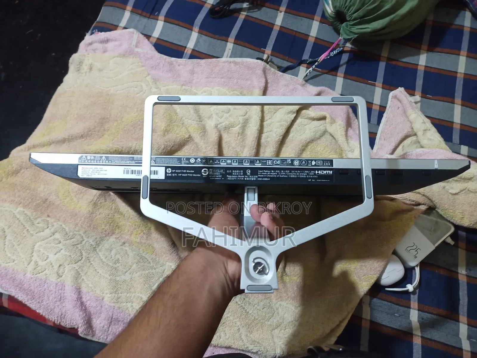 Hp Monitor M22f Fresh Condition Brand New