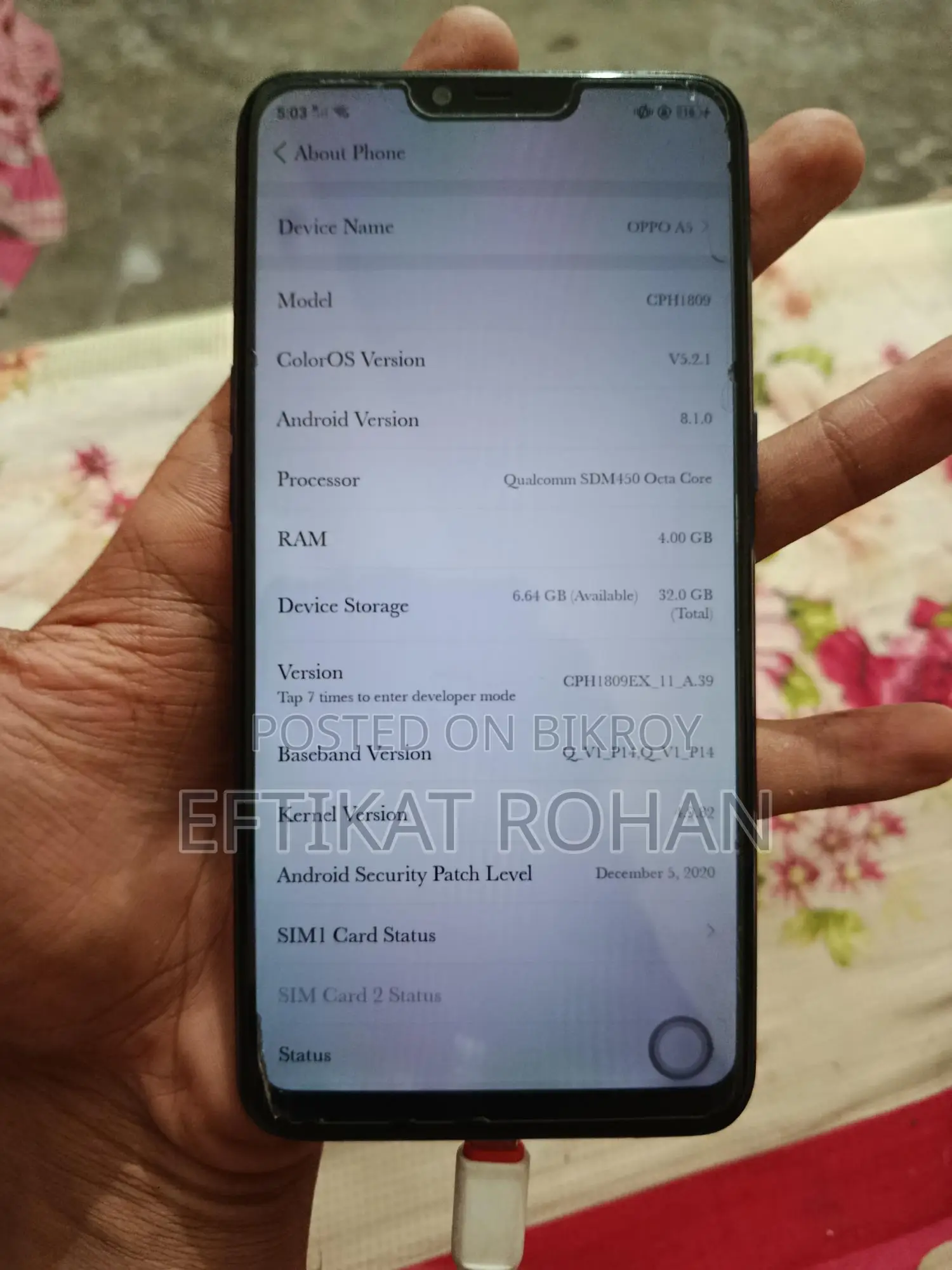 OPPO A3s (Used)