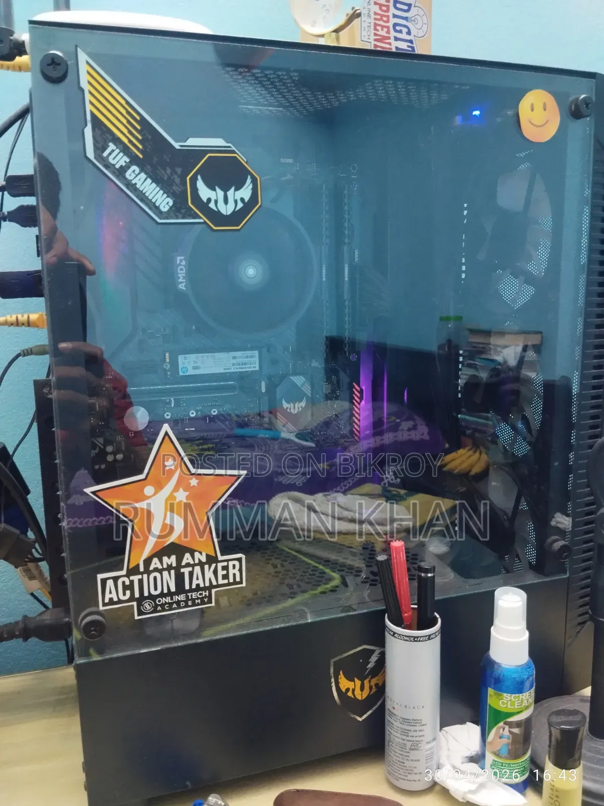 Desktop Computer 16GB AMD Ryzen 7 SSD 256GB