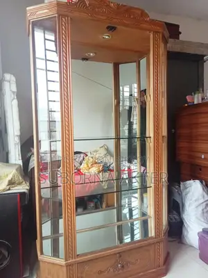 Chittagong Teak Wood Showcase or Corner Unit