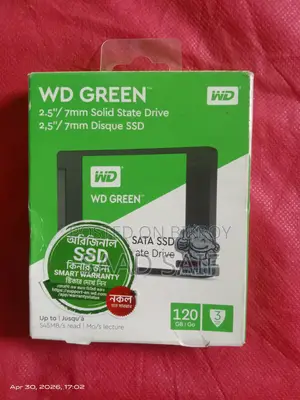 120GB WD Green SATA 2.5" SSD