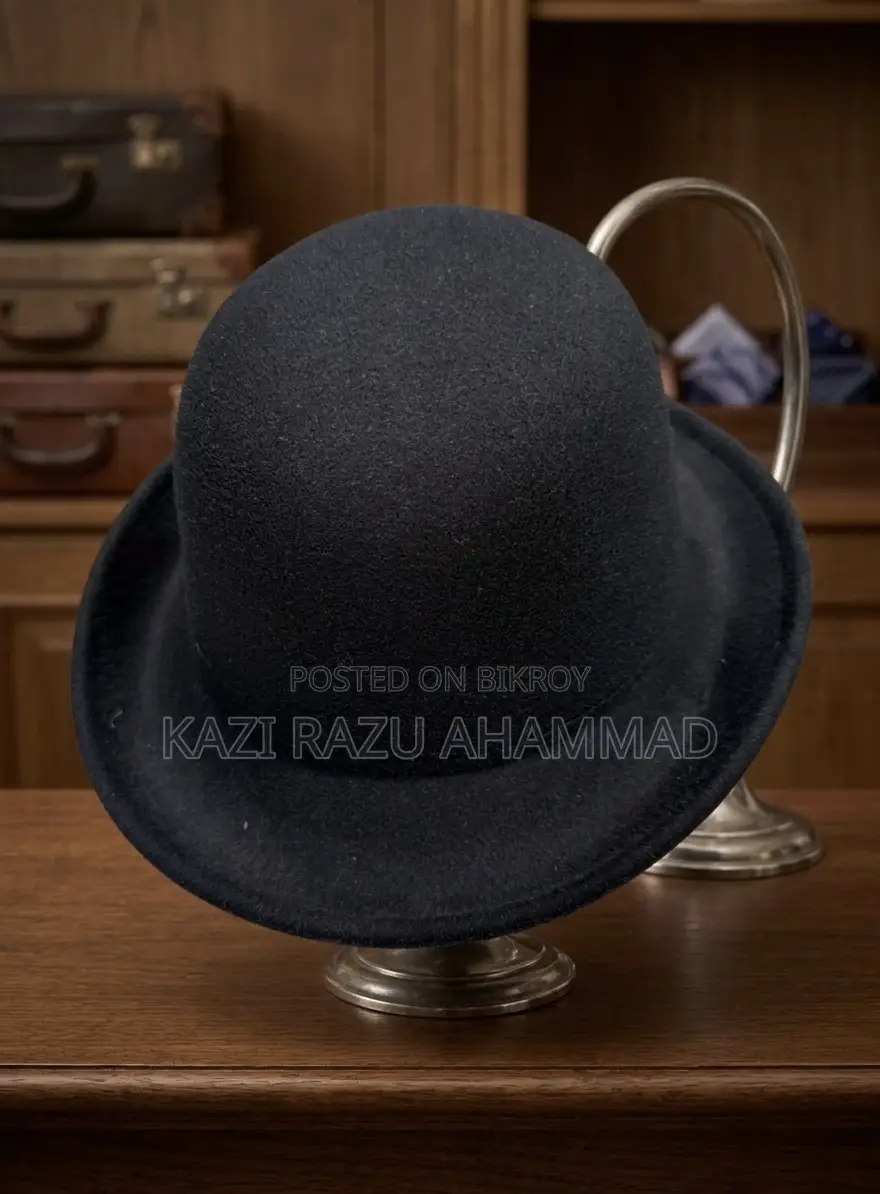 Premium Felt Bowler Hat for Men Women