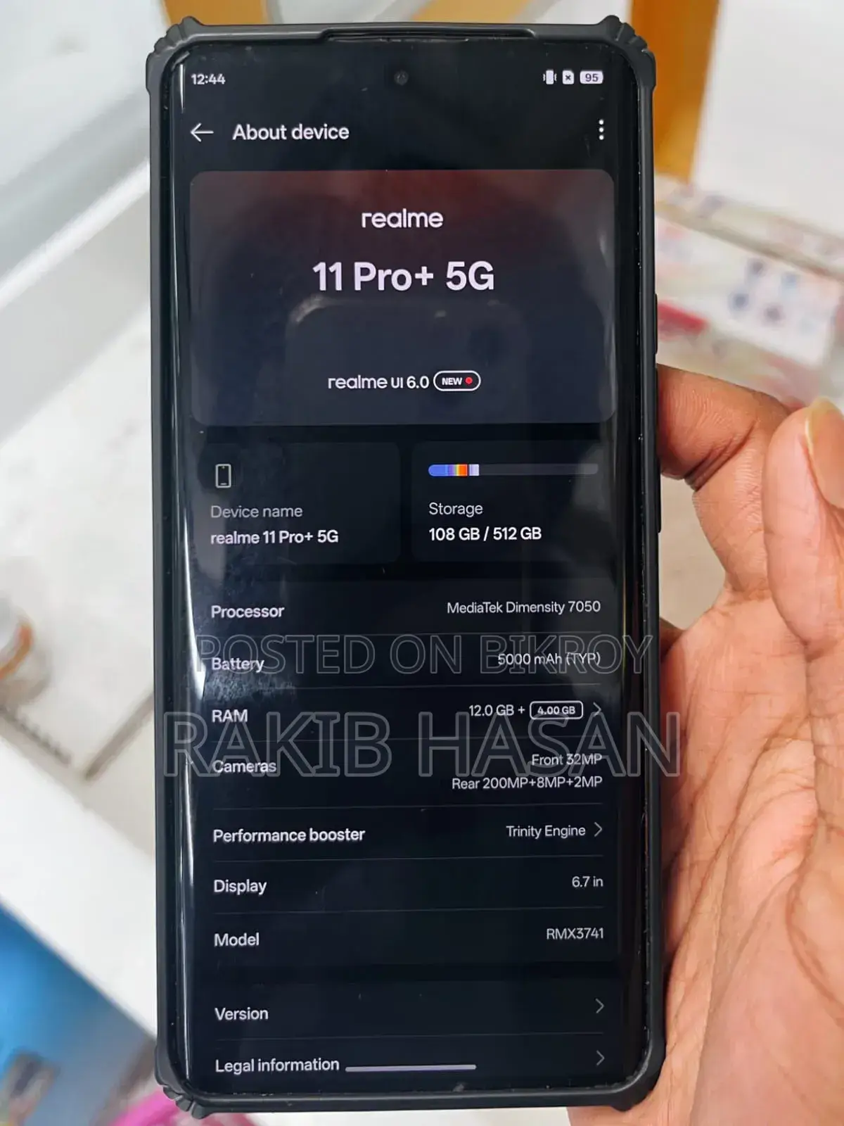 Realme 11 Pro+ 256 GB Gold