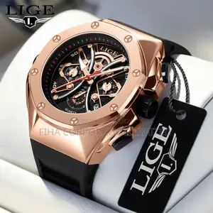 LIGE/LIGE Cross-border New Waterproof Luminous Quartz Watch