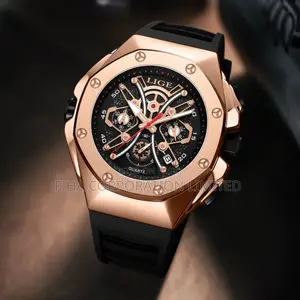 LIGE/LIGE Cross-border New Waterproof Luminous Quartz Watch