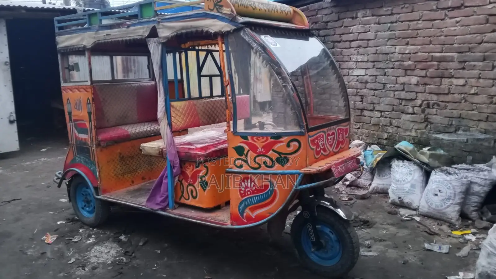 Yellow Auto Rickshaw