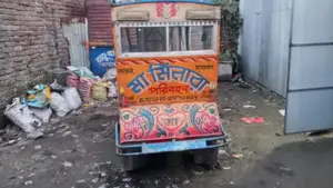 Yellow Auto Rickshaw