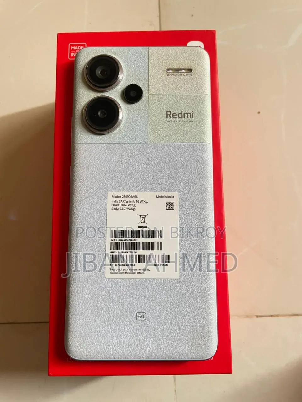 Xiaomi Redmi Note 13 Pro+ 256 GB White