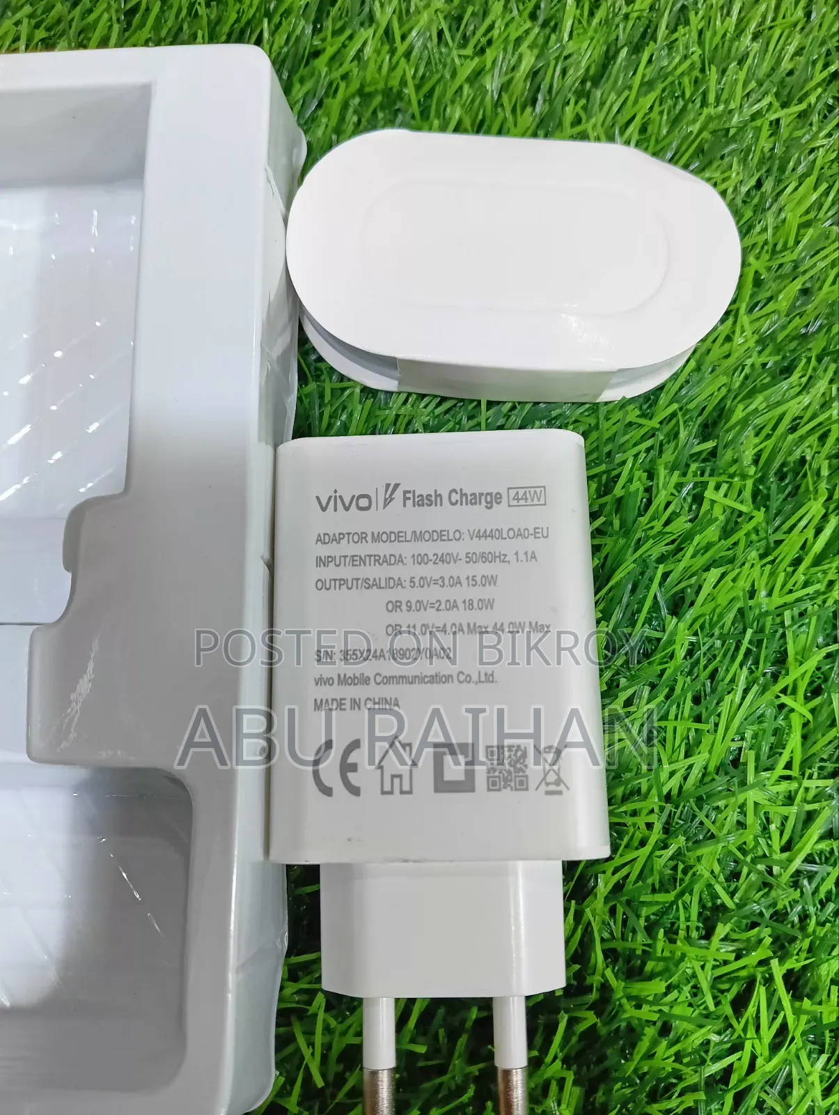 Original Vivo 44 Watt Flash Charger with 3-Month Warranty