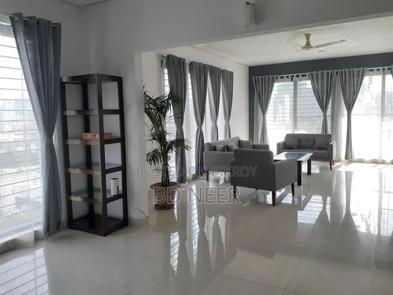 Gym Swimming 4-Bedroom Furnished Flat Rent in Gulshan-2