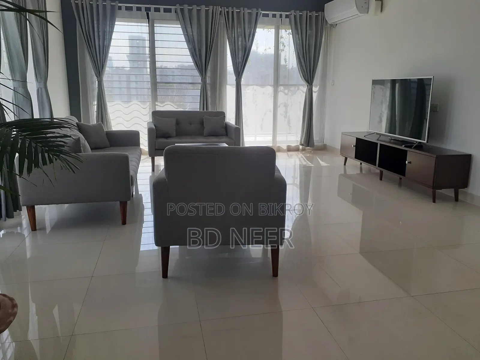 Gym Swimming 4-Bedroom Furnished Flat Rent in Gulshan-2