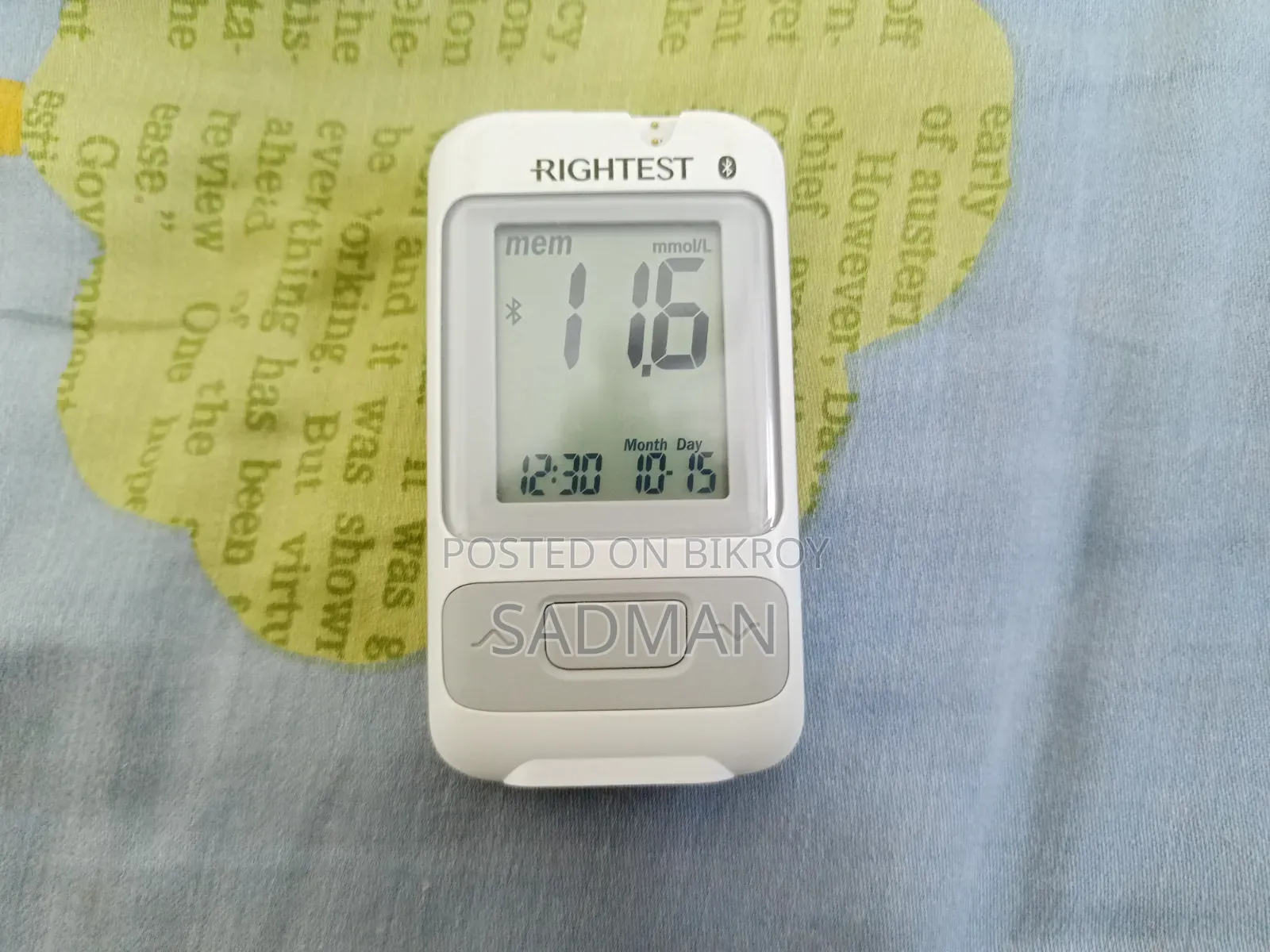 Bionime Rightest Diabetic Blood Sugar Test Machine