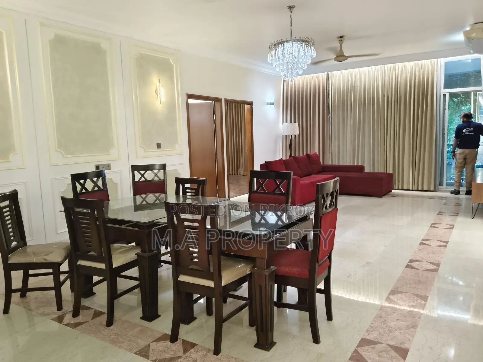 Rent 5-Bed Apartment in Baridhara with Gym and Pool