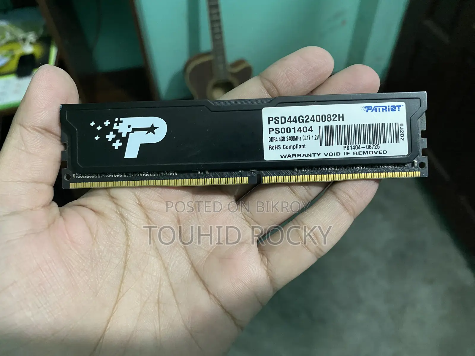 Ddr4 4gb Ram 2400mhz (Patriot)