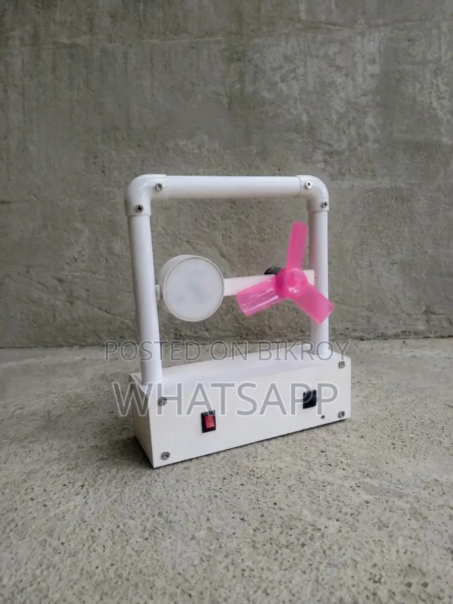 Handmade Rechargeable Fan And Light