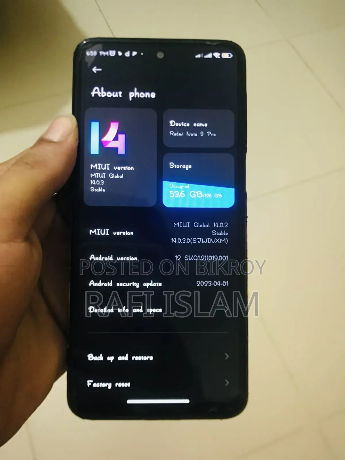 Xiaomi Mi 9 Pro 128 GB Blue
