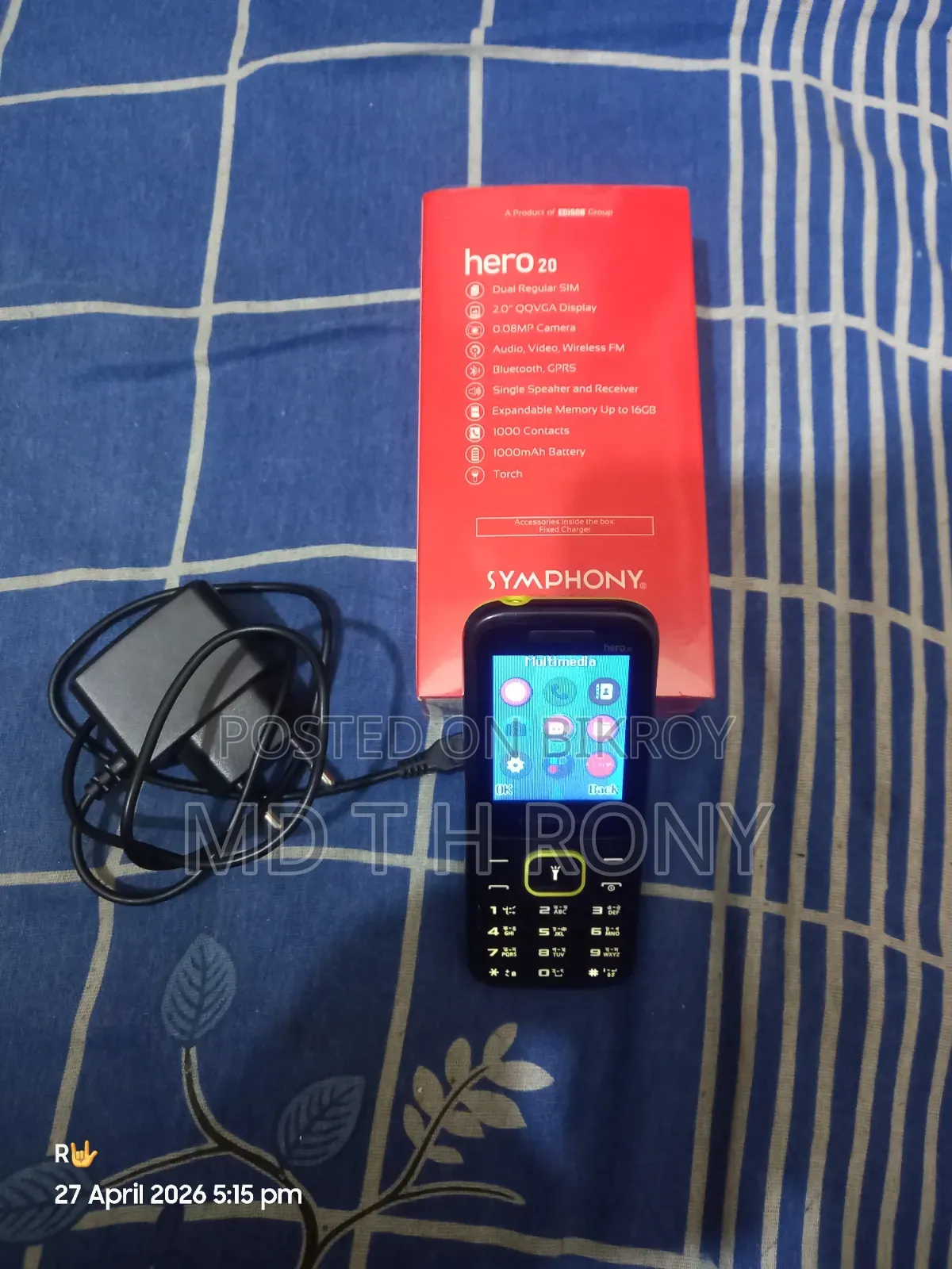 New Symphony Hero 20 Black