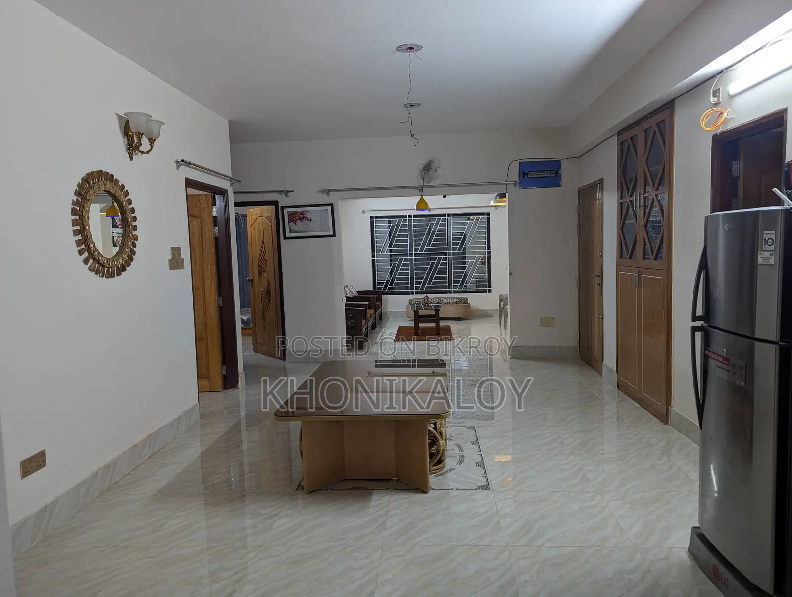 Furnished 3bdrm Apartment in Bansree Society, Banasree for Rent