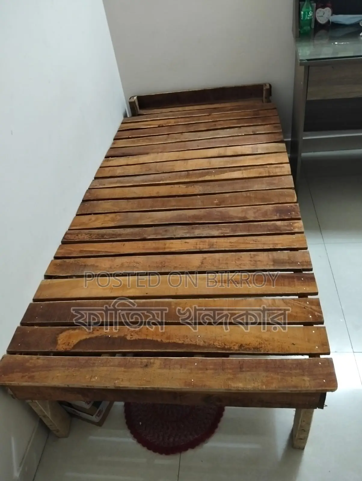 সিঙ্গেল চৌকি খাট