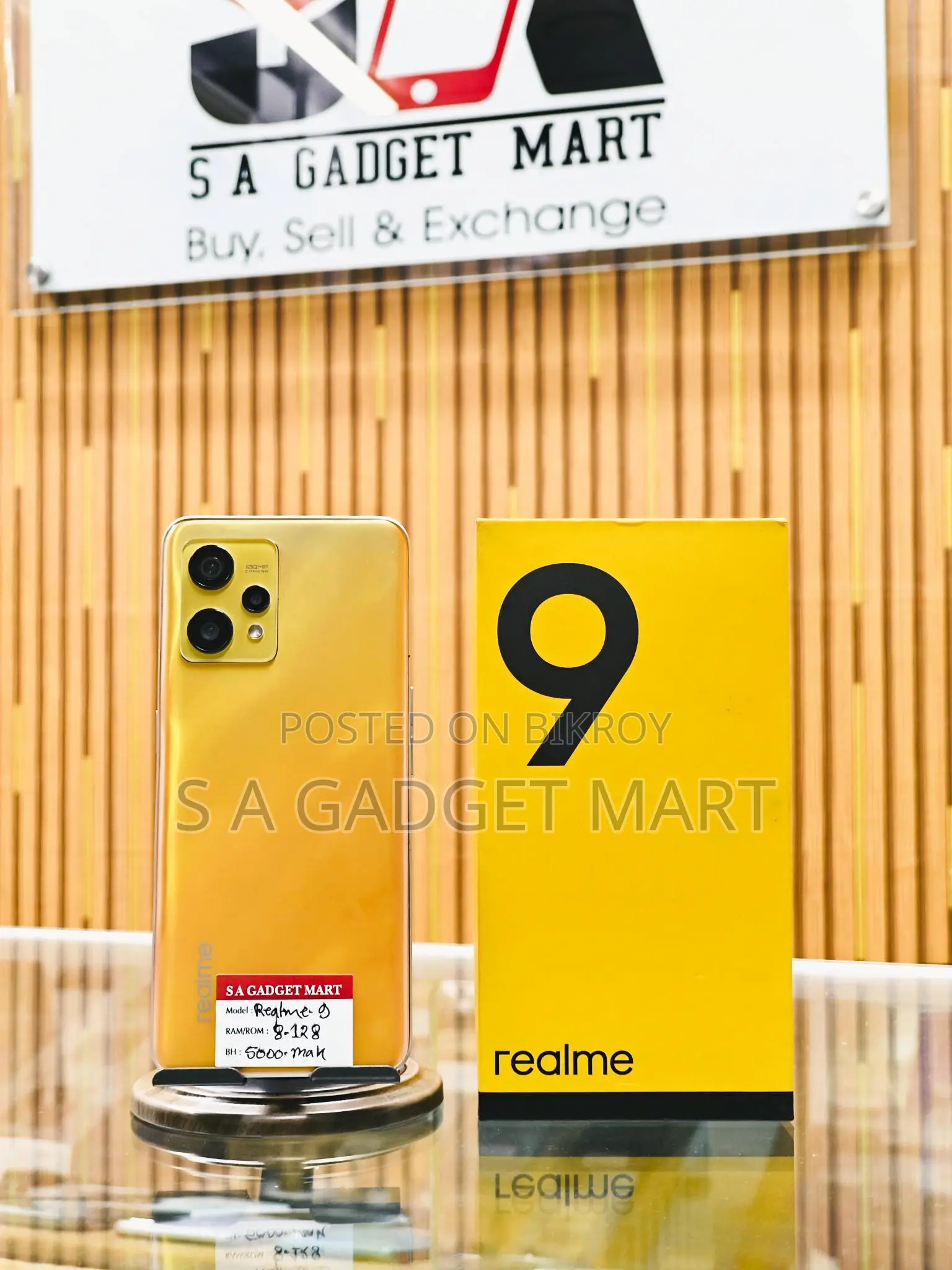 Realme 9 8/128 Price Fixed (Used)
