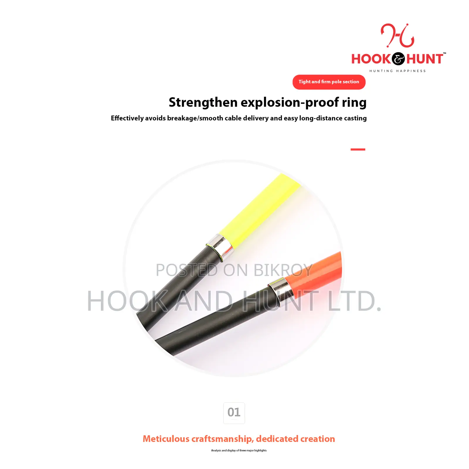 270 cm Fiberglass Sea Fishing Rod Super Hard Long Cast