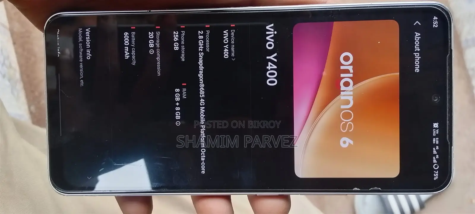 Vivo Y400 256 GB White