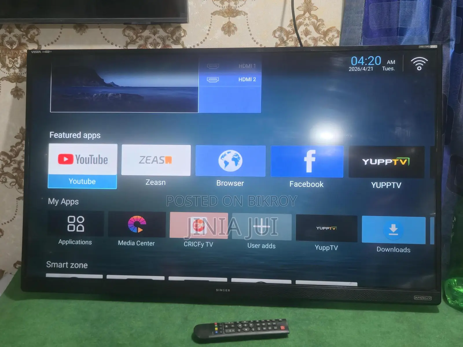 Singer 43" Android TV (Box Included)