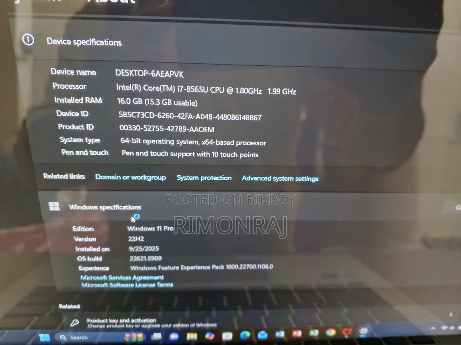 Laptop HP EliteBook X360 1030 G4 16GB Intel Core I7 SSD 512GB