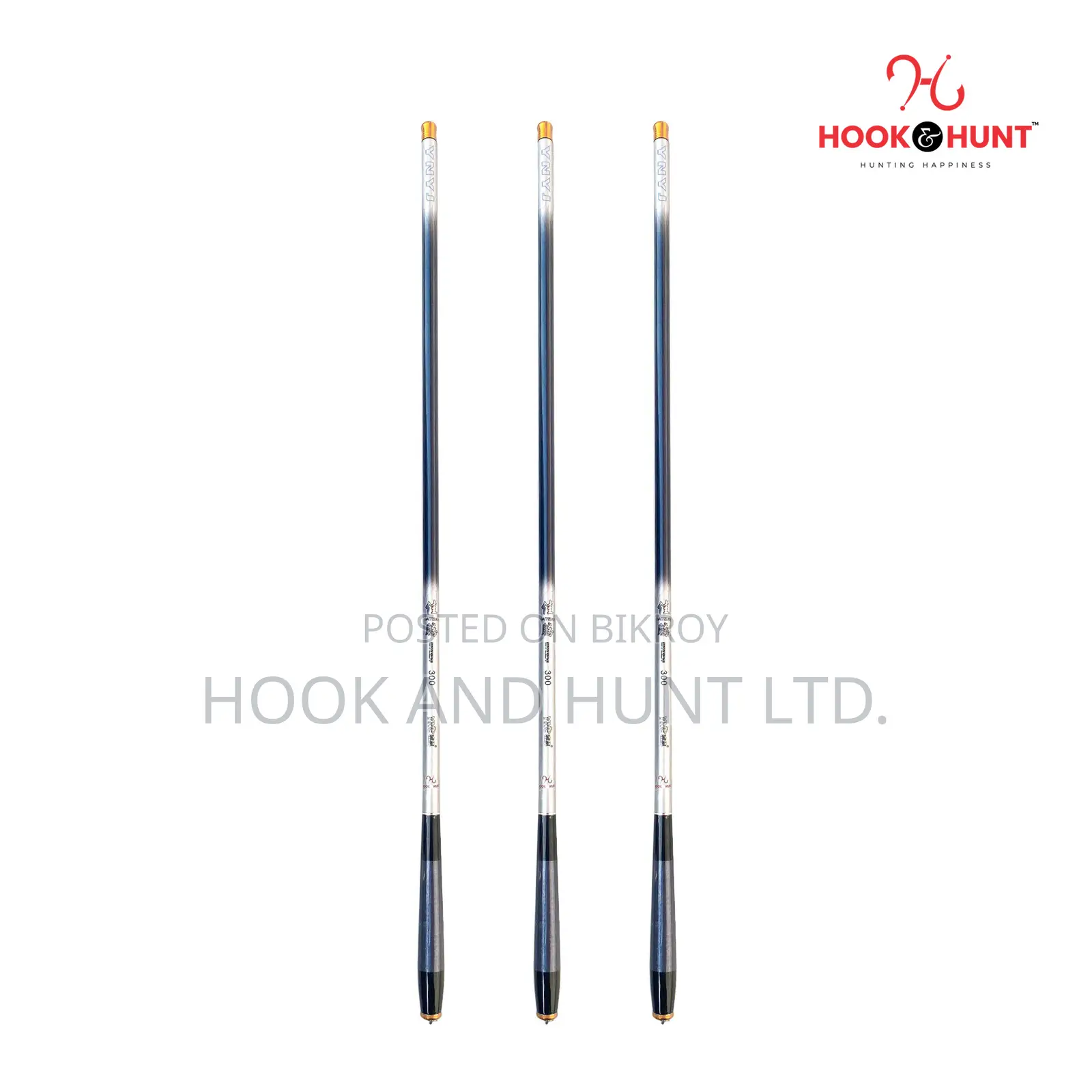 Black Carbon Special Stream Fishing Rod 300–540cm